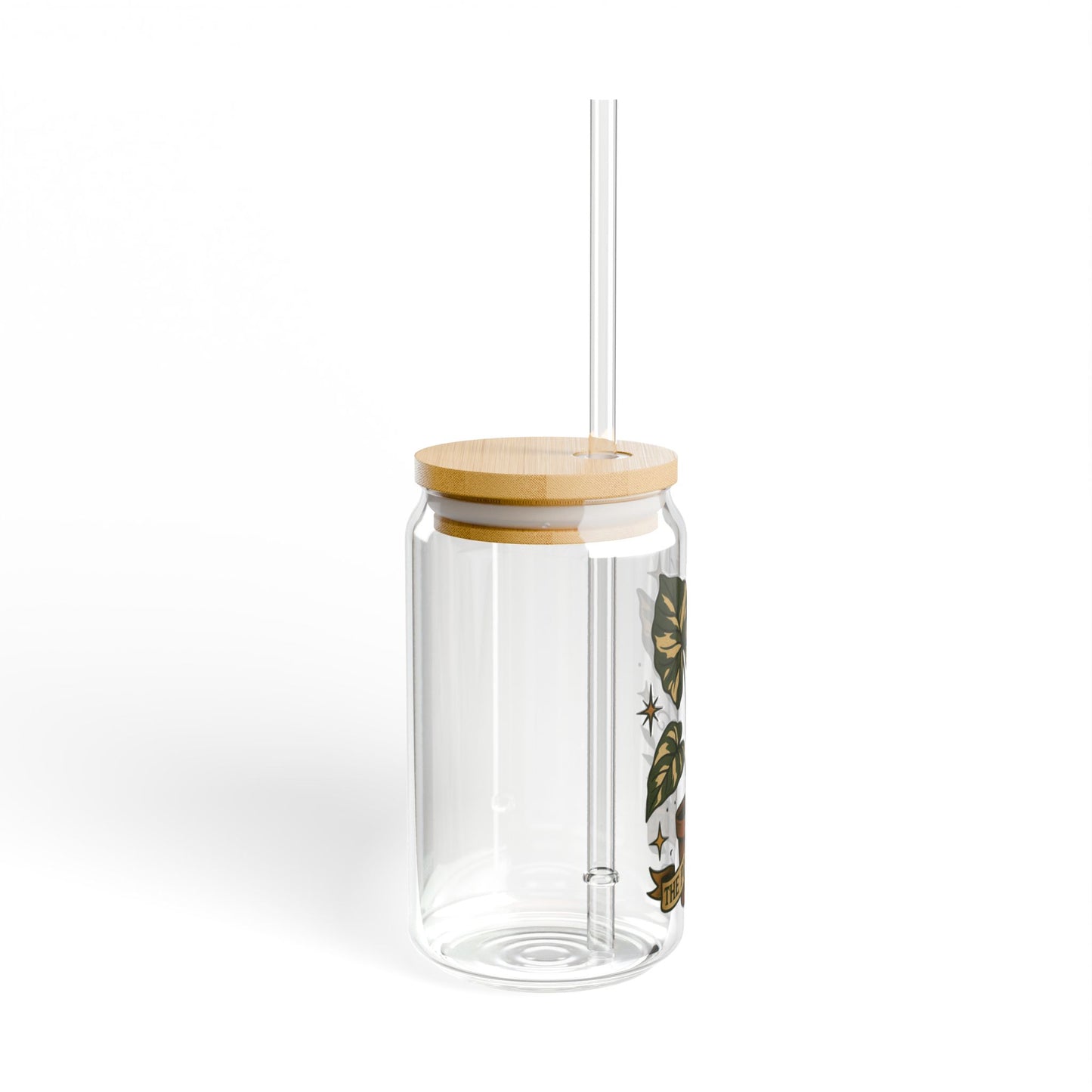 The Plant House 208 Variegated  -  Sipper Glass