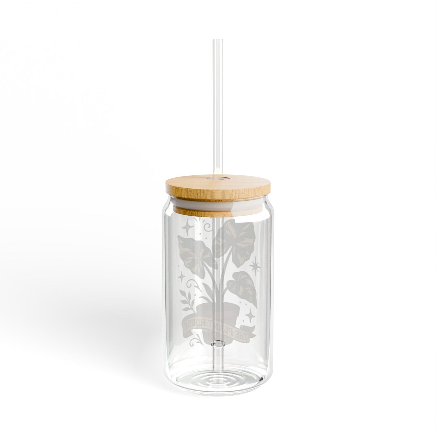 The Plant House 208 Variegated  -  Sipper Glass